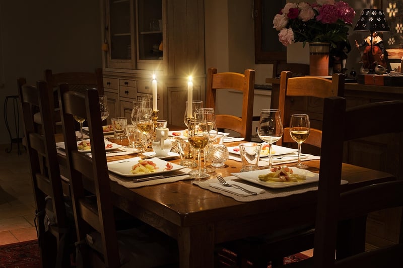 Leafy Table Setting